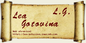 Lea Gotovina vizit kartica